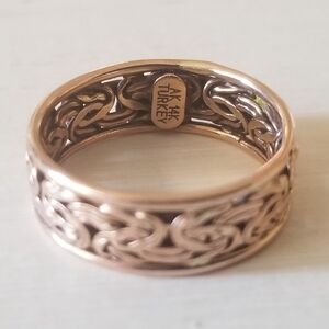 14K Rose Gold Byzantine Ring